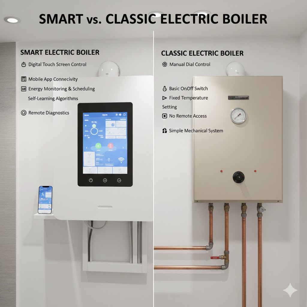 مقایسه مستقیم پکیج برقی هوشمند یا معمولی